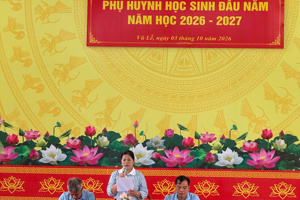 HỌP PHỤ HUYNH HỌC SINH ĐẦU NĂM HỌC – CHUNG TAY ĐỒNG HÀNH CÙNG NHÀ TRƯỜNG